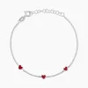 Bracelet Griotte Argent Blanc
