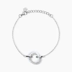 Bracelet Grizzel Argent Blanc Oxyde De Zirconium