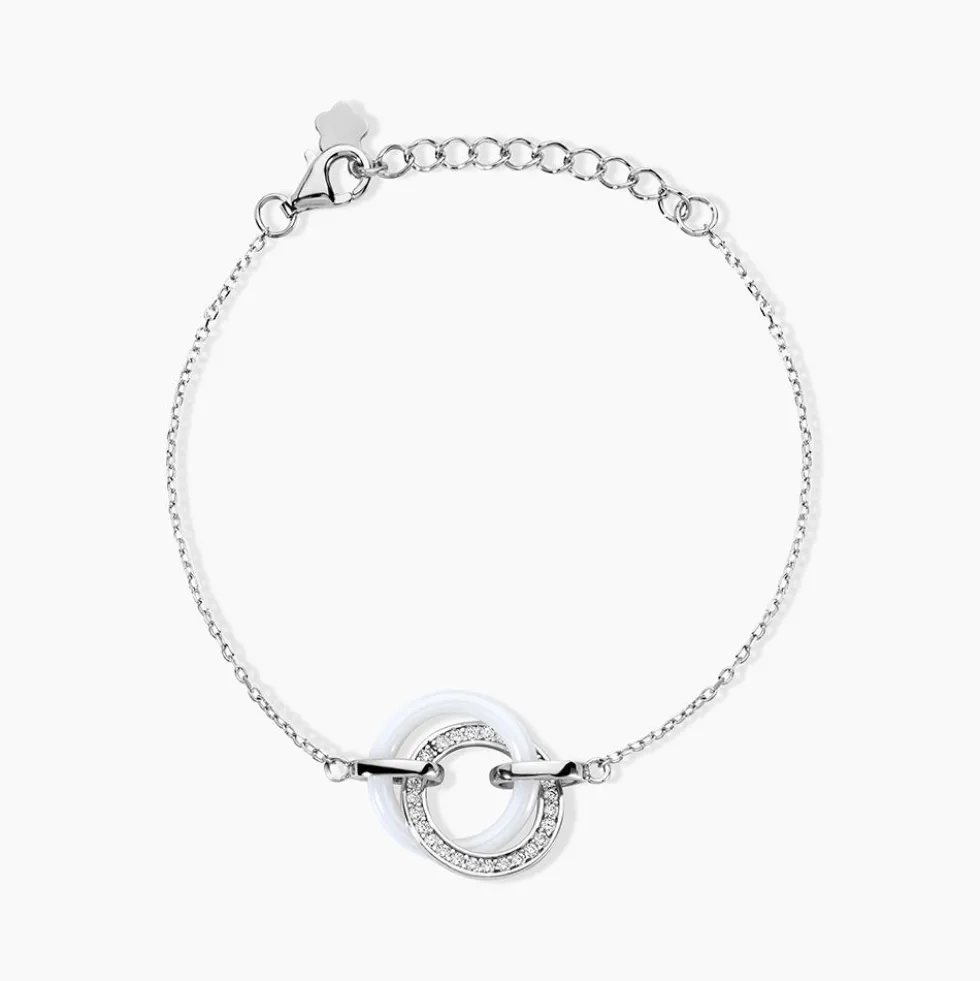 Bracelet Grizzel Argent Blanc Oxyde De Zirconium