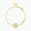 Bracelet Guess Life In 4G Acier Jaune Oxyde De Zirconium