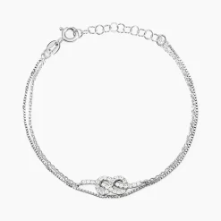 Bracelet Hadya Argent Blanc Oxyde De Zirconium