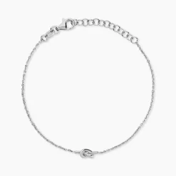 Bracelet Haria Argent Blanc Oxyde De Zirconium