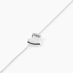 Bracelet Hearten Argent Blanc