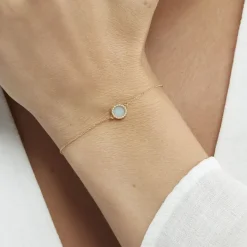 Bracelet Heida Or Jaune Amazonite