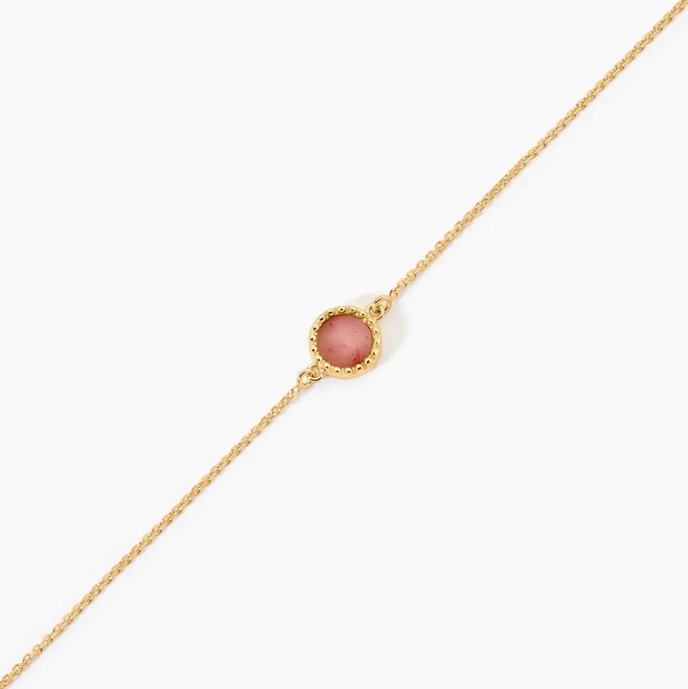 Bracelet Heida Or Jaune Calcédoine