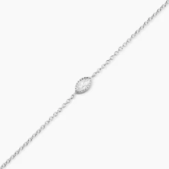 Bracelet Hermance Argent Blanc Oxyde De Zirconium