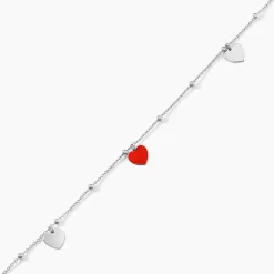 Bracelet Hinde Argent Blanc