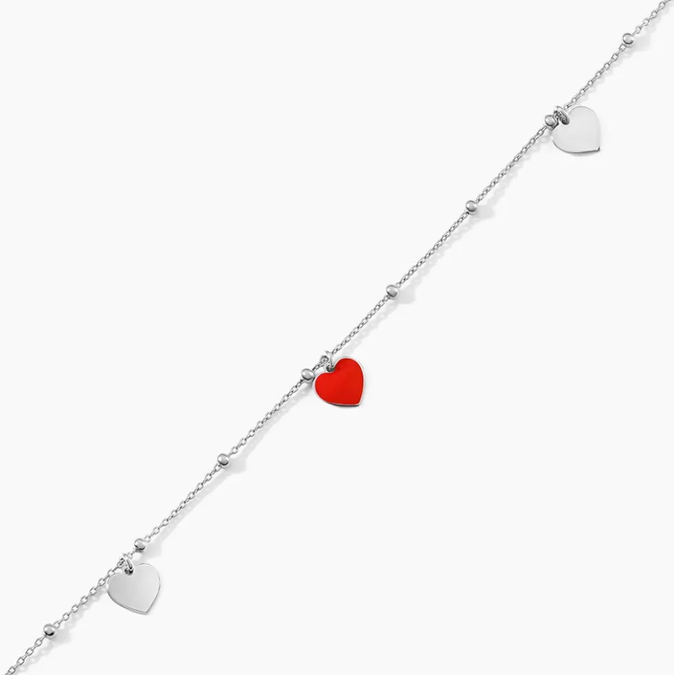 Bracelet Hinde Argent Blanc