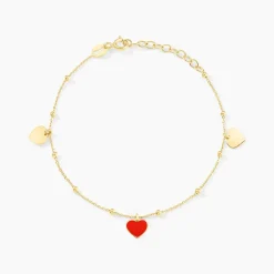 Bracelet Hinde Argent Jaune