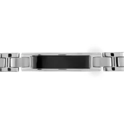 Bracelet Identité Acier Blanc Arvernus