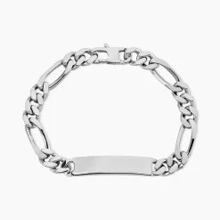 Bracelet Identité Argent Blanc Vivian