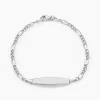 Bracelet Identité Bartolomee Or Blanc
