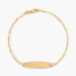 Bracelet Identité Eowyn Maille Fantaisie Or Jaune