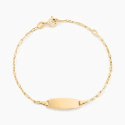 Bracelet Identité Eowyn Maille Fantaisie Or Jaune