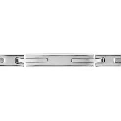 Bracelet Identitée Zion Acier Blanc