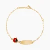 Bracelet Identité Gaspardine Maille Forçat Or Jaune