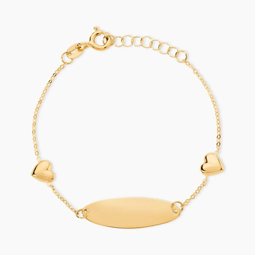 Bracelet Identité Gaspardine Maille Forçat Or Jaune