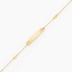 Bracelet Identité Mellie Or Jaune