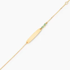 Bracelet Identité Mellie Or Jaune