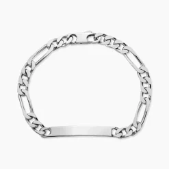 Bracelet Identité Vivian Argent Blanc