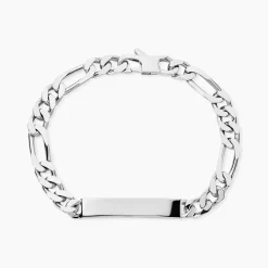 Bracelet Identité Vivian Argent Blanc