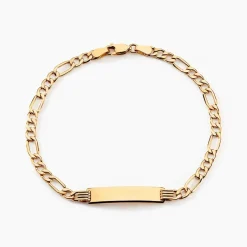 Bracelet Identité Walt Or Jaune