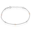 Bracelet Ingride Argent Tricolore