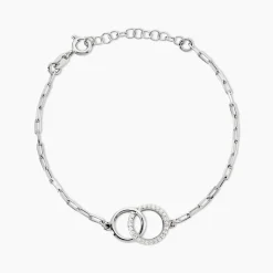 Bracelet Isabel Argent Blanc Oxyde De Zirconium