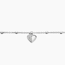 Bracelet Ishane Argent Blanc Oxyde De Zirconium