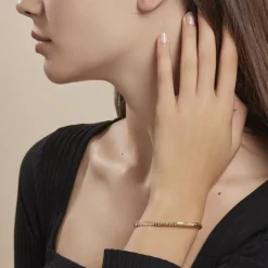 Bracelet Ivy Maille Haricot Or Jaune