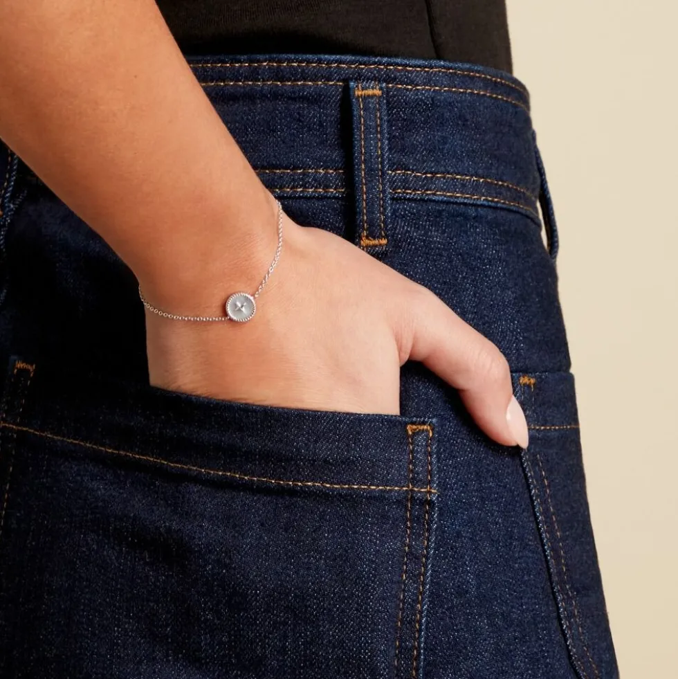 Bracelet Izarra Argent Blanc Nacre
