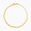 Bracelet Izel Maille Anglaise Or Jaune