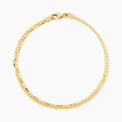 Bracelet Izel Maille Anglaise Or Jaune
