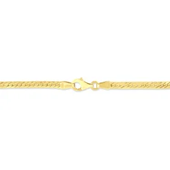 Bracelet Izel Maille Anglaise Or Jaune