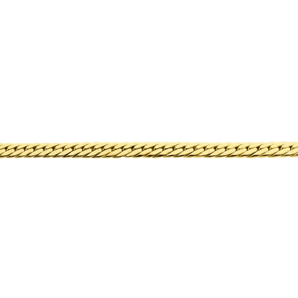 Bracelet Izel Maille Anglaise Or Jaune