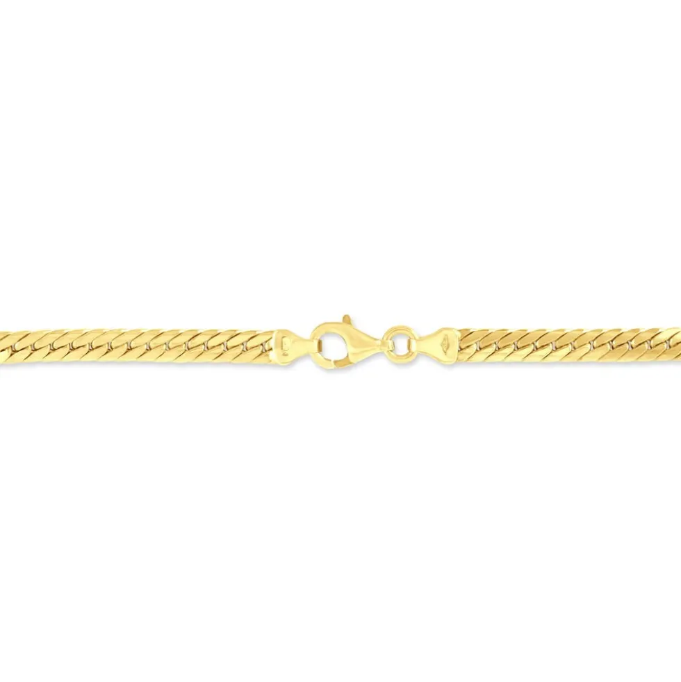 Bracelet Izel Maille Anglaise Or Jaune