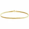 Bracelet Izel Maille Anglaise Or Jaune