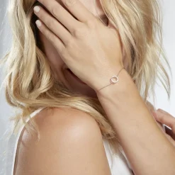 Bracelet Janne Argent Rose Oxyde De Zirconium