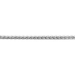 Bracelet Jany Maille Palmier Or Blanc