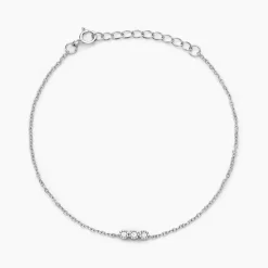 Bracelet Janys Argent Blanc Oxyde De Zirconium