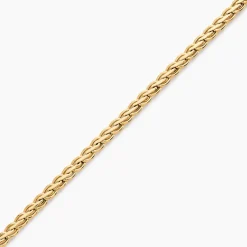 Bracelet Jayna Maille Palmier Or Jaune