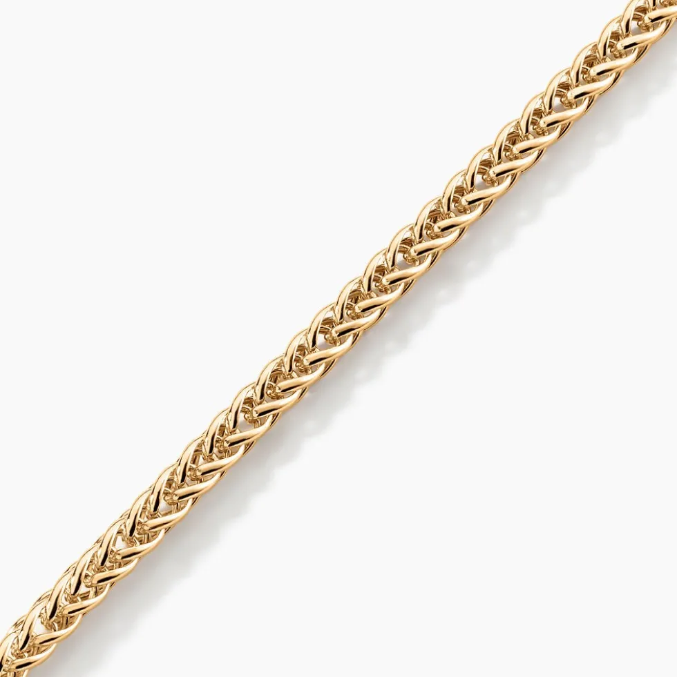 Bracelet Jolien Maille Spiga Or Jaune