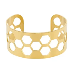 Bracelet Jonc Acier Jaune