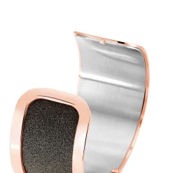Bracelet Jonc Acier Rose