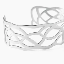 Bracelet Jonc Aelis Acier Blanc