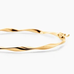 Bracelet Jonc Anaisaae Torsade Or Jaune