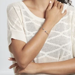 Bracelet Jonc Andriana Argent Blanc Oxyde De Zirconium