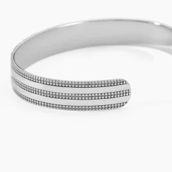 Bracelet Jonc Ayo Argent Blanc