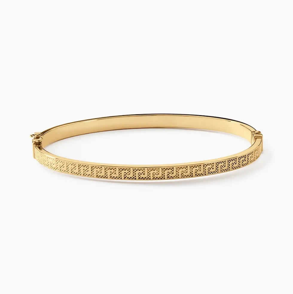 Bracelet Jonc Capucina Grec Or Jaune
