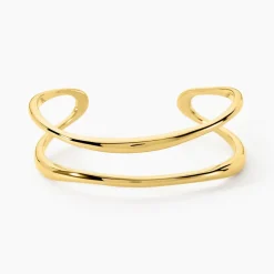Bracelet Jonc Cherish Acier Jaune